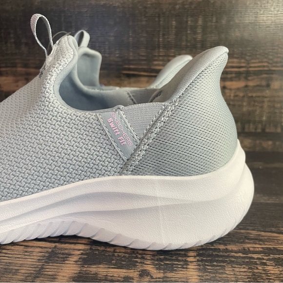 NWT Skechers Women’s Swift Fit Gray Slip-On Shoes Sz 7 - Picture 4 of 14